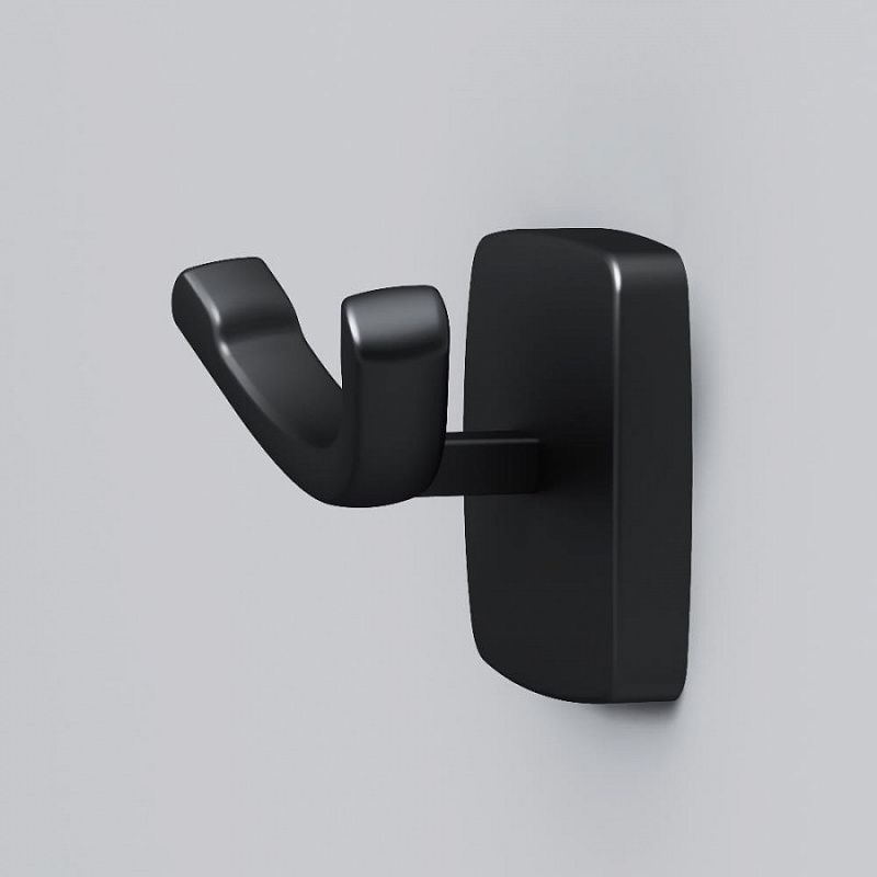 A9035622 Двойной крючок для полотенец черный AM.PM Gem - Вид №2