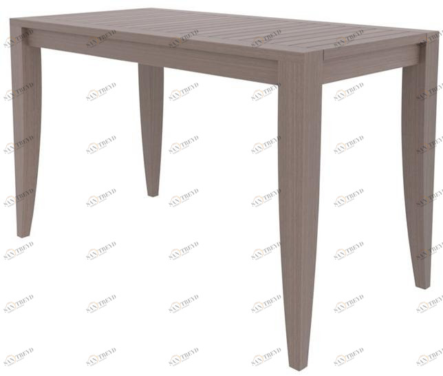 JANUS et Cie Прямоугольный высокий стол из тика Relais sun-id-1378049