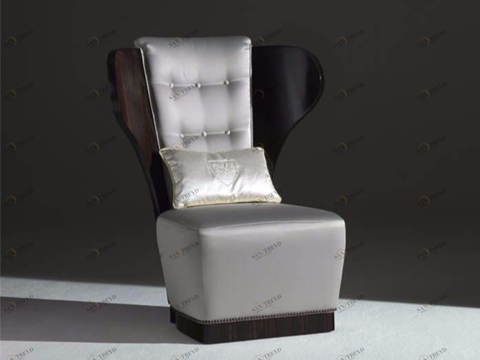 Rozzoni Стеганое кресло с подголовником, обитое тканью Milano Mi-194