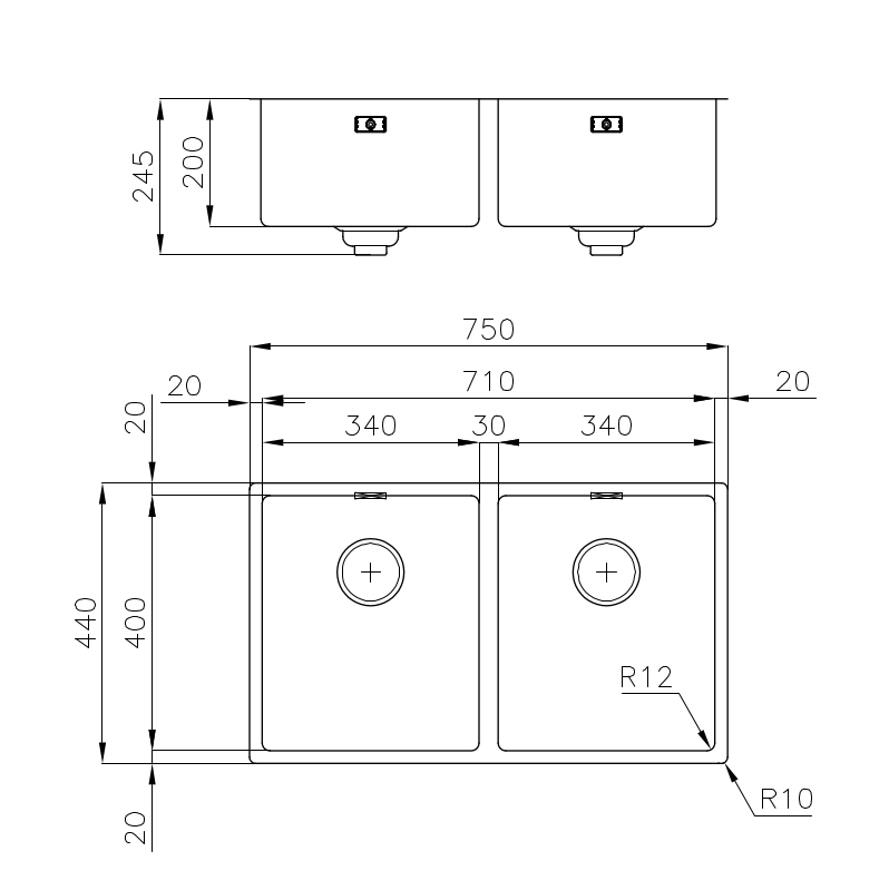 4455840 Кожа для раковины - 4455 840 Fosterspa  - Вид №1
