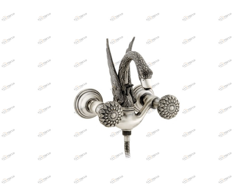 039458.000.00 Душевой набор для ванны Золото 24К Mestre Swan