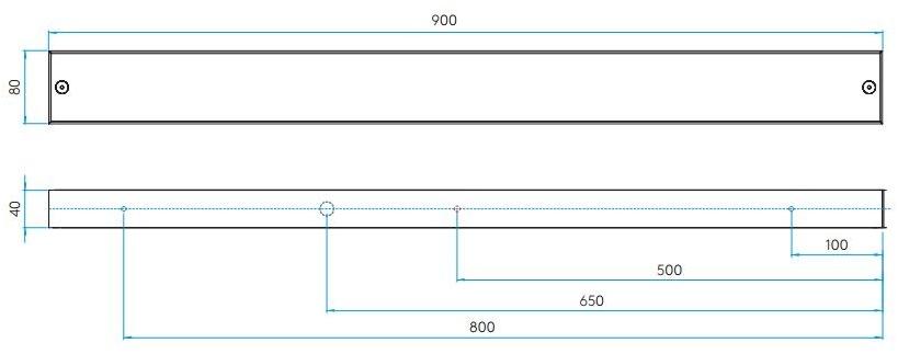 Astro Lighting Бра в современном стиле с люминесцентными лампами прямого и отраженного света из алюминия для ванной комнаты  0531/0661/0693/0902  - Вид №8