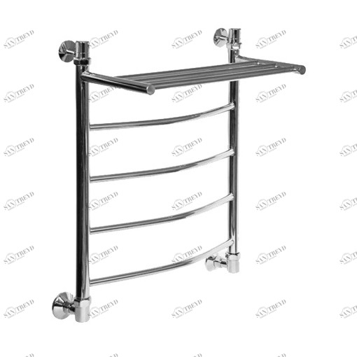 Полотенцесушитель водяной Aquanet Моника ЛД ВП 600x600, с верхней полкой 00184174