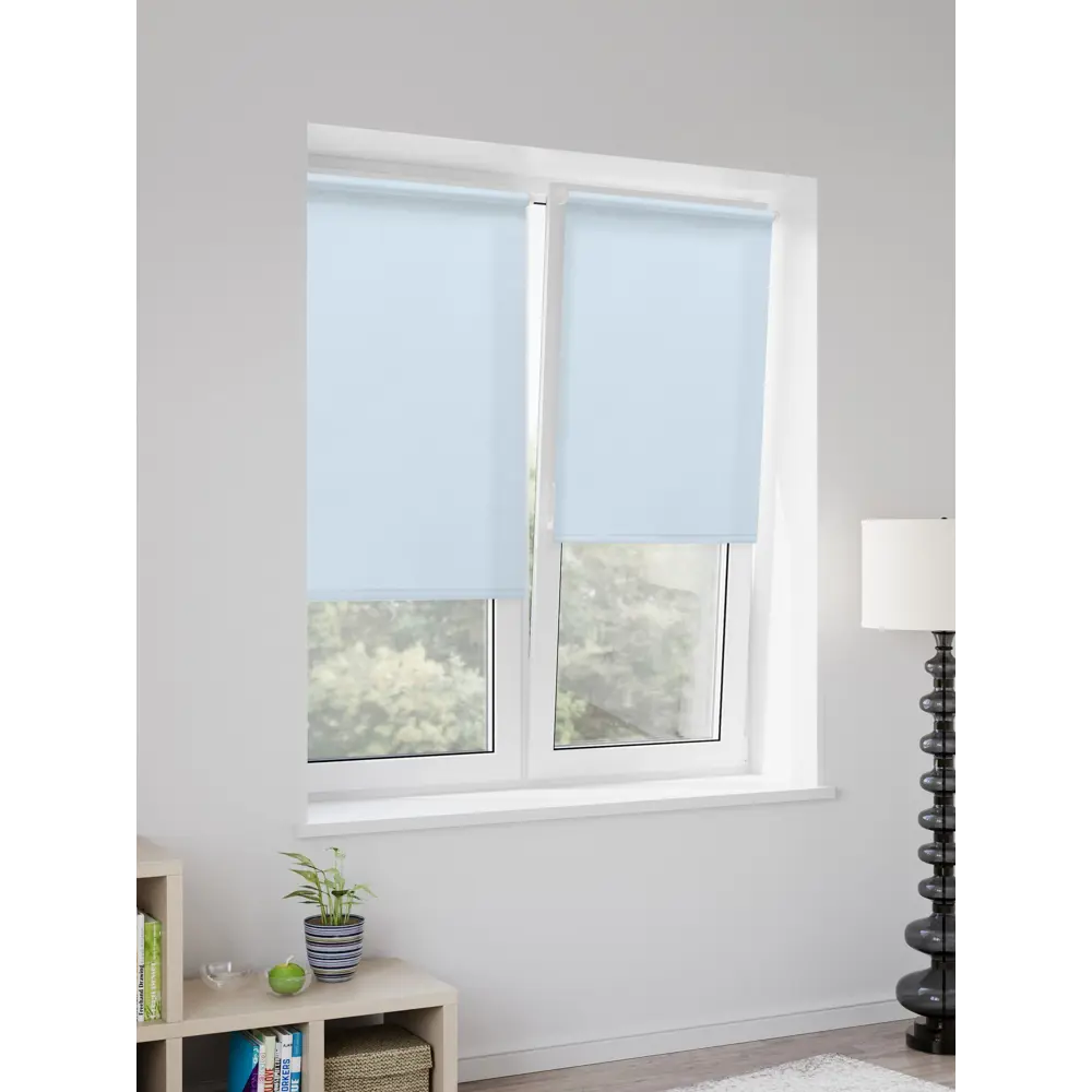 Штора рулонная Miamoza 70x160 см цвет голубой Плайн STLM-2086159 - Вид №2