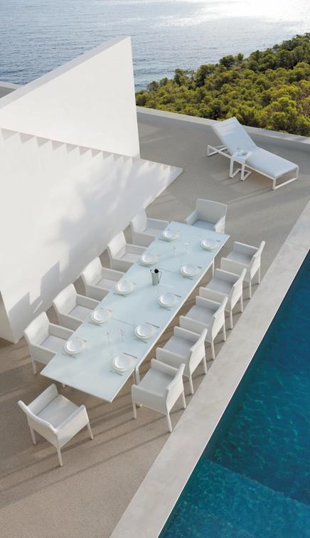 MNST1166 Обеденный стол pca white f8 360см x 100см Manutti Luna - Вид №2