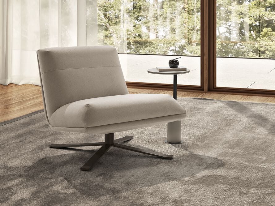 Спицевое кожаное кресло без подлокотников Max Divani SCOTT ARCH-00042775 - Вид №4