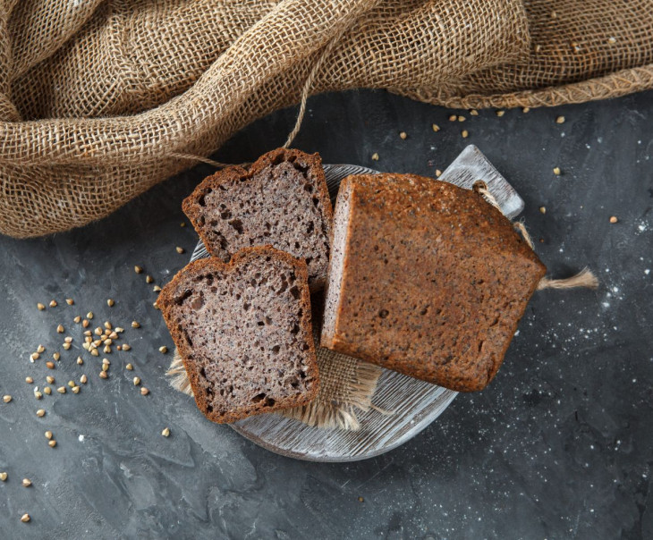 3962 Хлеб "Зеленая гречка - мак" Вкусляндия 