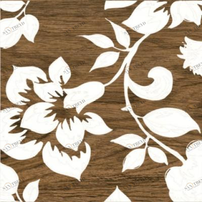 Декор Тако K-213/MR/t03 VILLAGE BROWN 20х20 Kerranova sun-id-325346