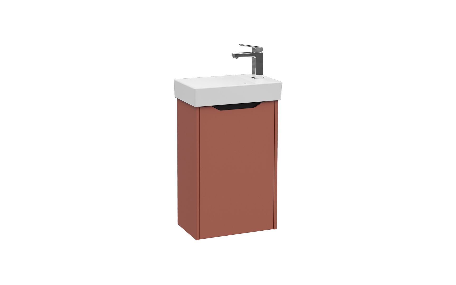 Подвесной шкаф для умывальника со встроенной раковиной VitrA Bathrooms Integra Square ARCH-00143959 - Вид №4