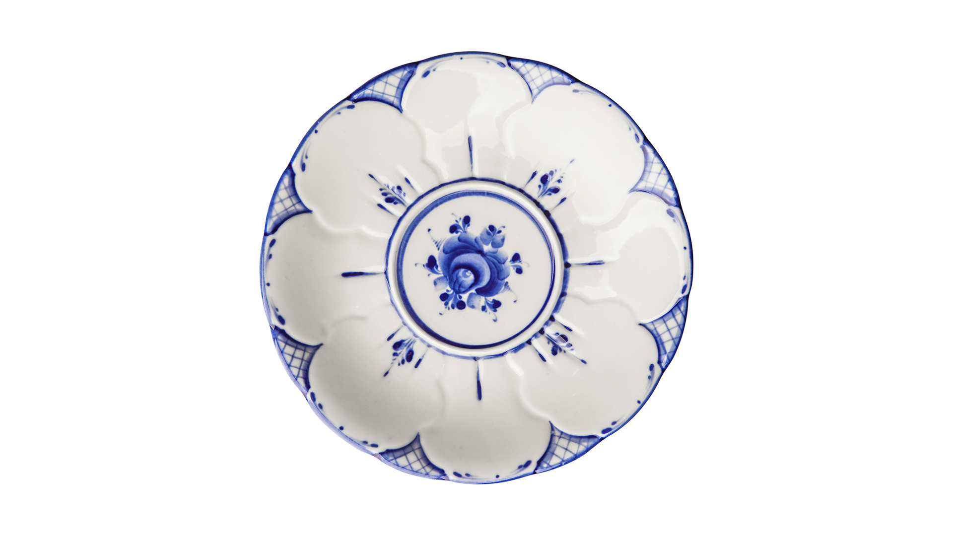 10621814 Гжельский фарфоровый завод Чайная пара "Цветок" 1с Фарфор, Керамика  - Вид №2