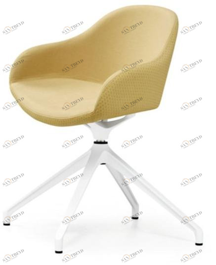 Поворотное тканевое кресло с подлокотниками Sonny Santreyd sun-id-1350373