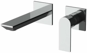 Rubinetterie Mariani Смеситель для раковины, настенный, однорычажный, на 2 отверстия Avenue 565av p