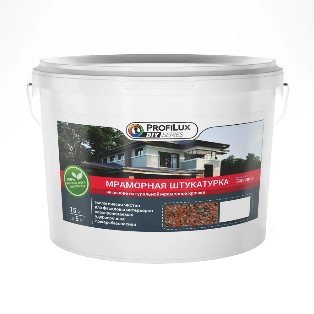 Штукатурка мраморная Red Stone-K 15 кг 81963207 STLM-2104413 PROFILUX 