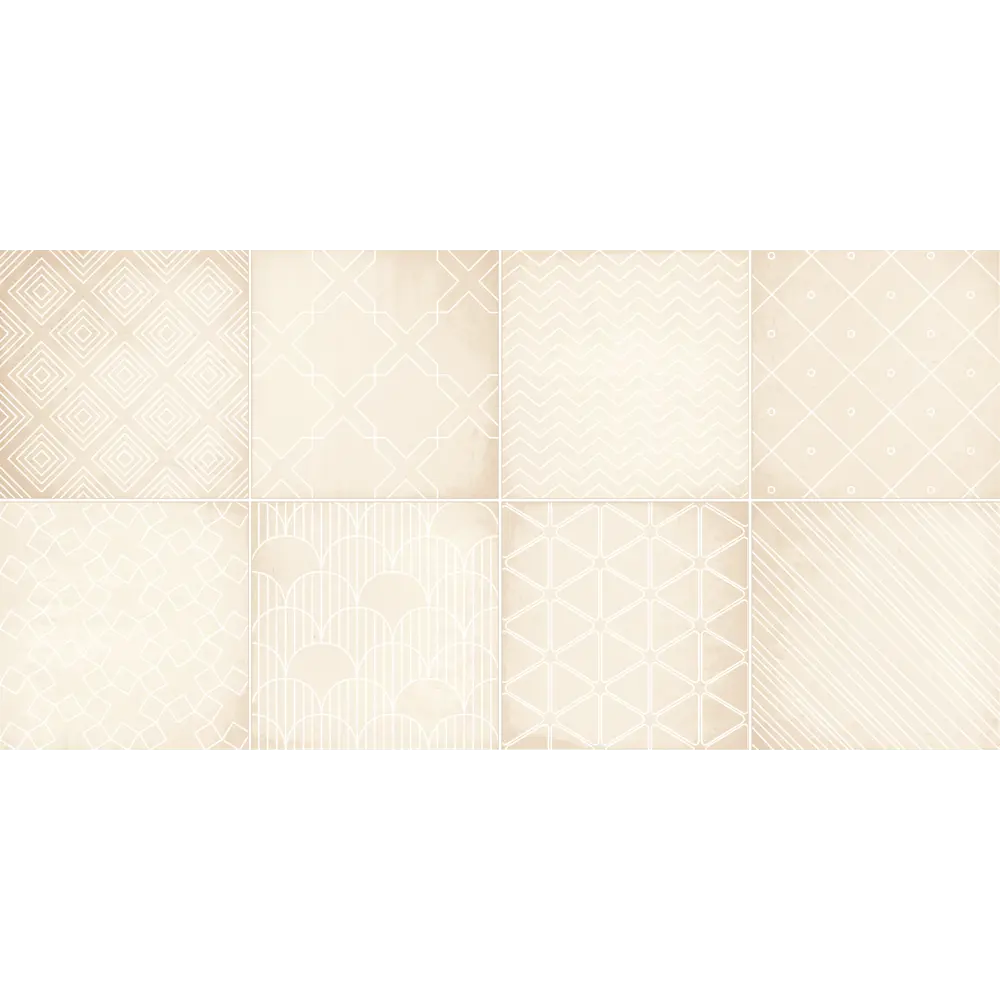 Плитка настенная Alma Ceramica Richard 24.9x50 см 1.1205 м² глянцевая цвет бежевый STLM-2168227
