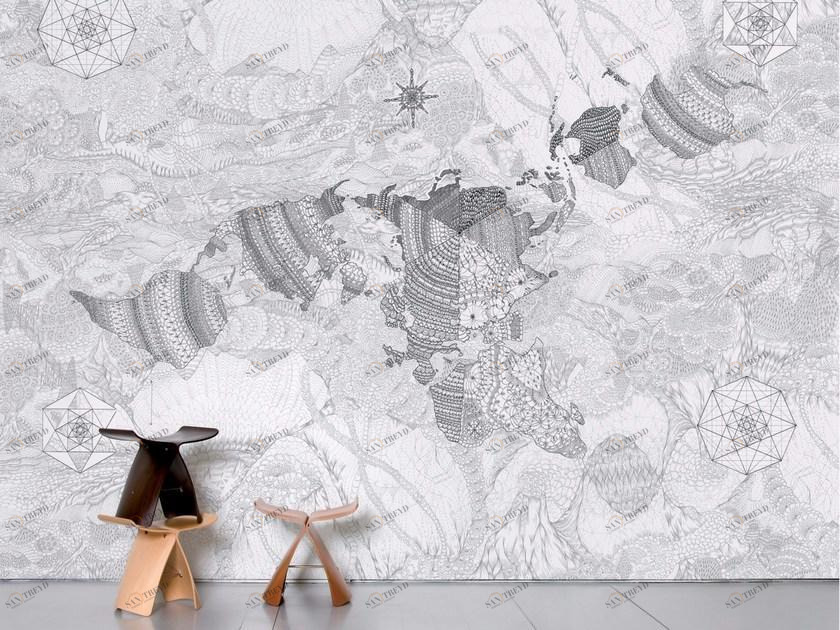 Moustache Флизелиновые бумажные обои Domestic sun-id-1470059