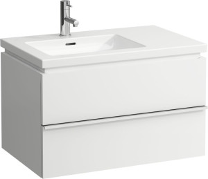 H4014220759991 Шкафчик под раковину с компактным сифоном и системой мягкого закрывания для раковины 817438, с 2 ящиками LAUFEN PRO
