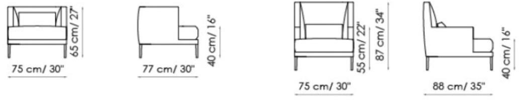 Bonaldo Мягкое кресло со съемным чехлом Paraiso sun-id-1441254 - Вид №4