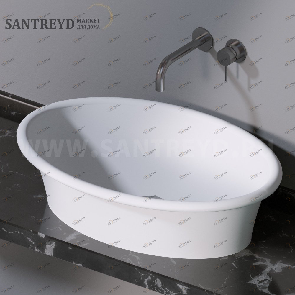 L492101 Накладная раковина на столешницу  овальная A. e T. Italia PRINCESS AeT ITALIA