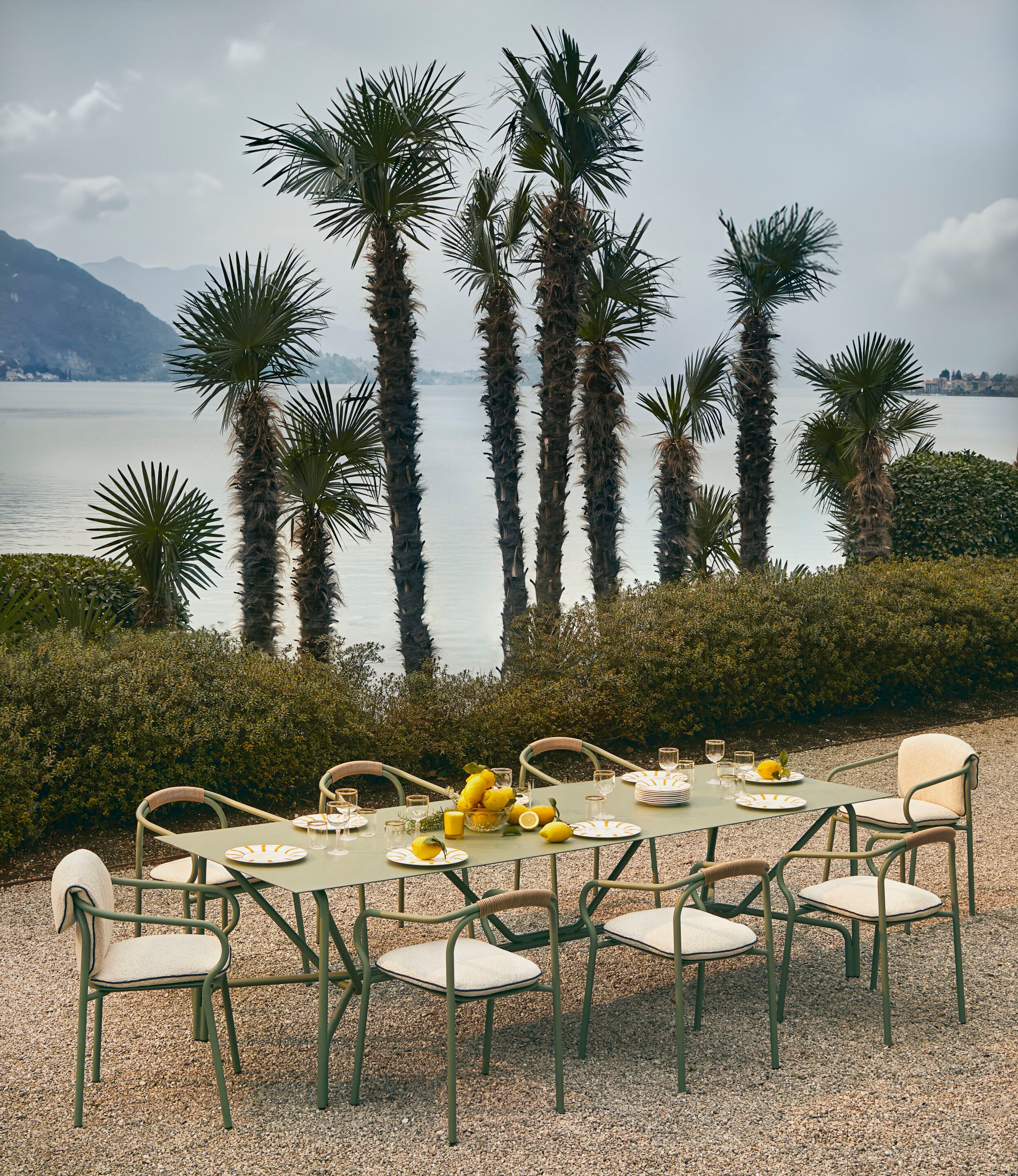 Алюминиевый садовый стул с подлокотниками Unopiù Salò ARCH-00031786 - Вид №8