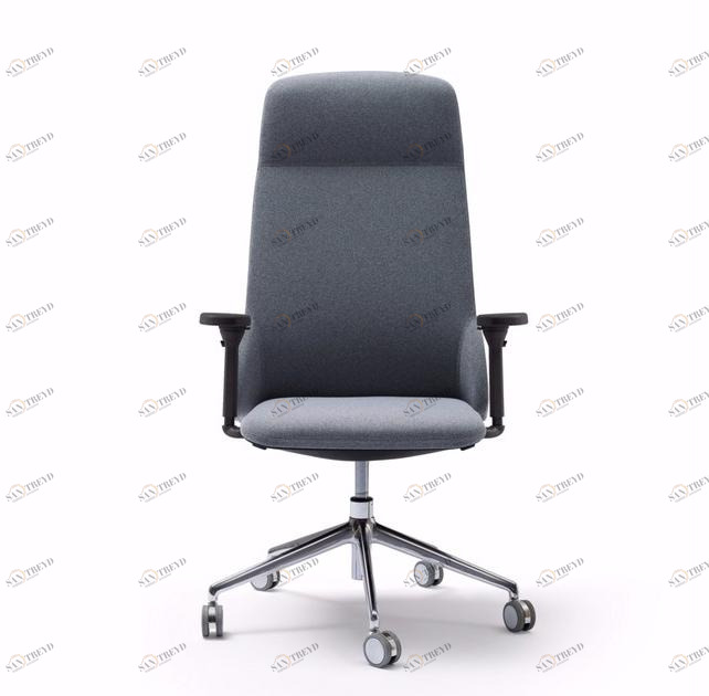 Quinti Sedute Кресло для руководителя из ткани с 5 спицами и подлокотниками Deep sun-id-1420571