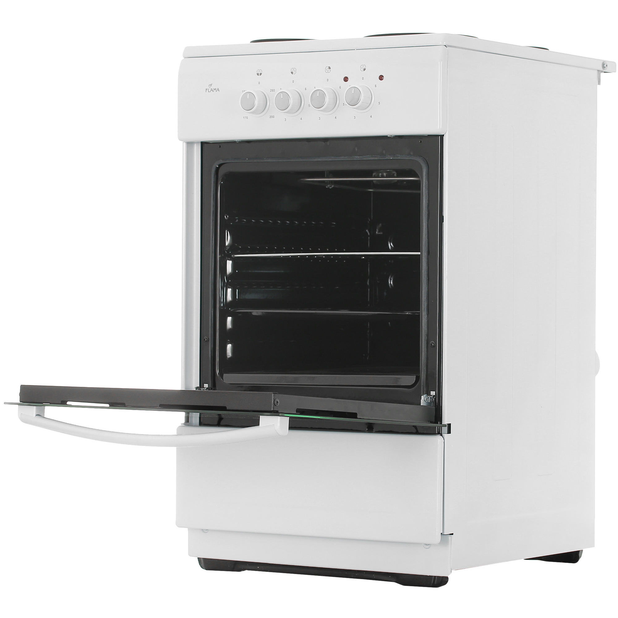 9973268 Электрическая плита FLAMA AE 1306 W белый Flama group STDN-0014430 - Вид №4