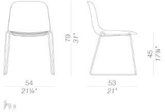 Lapalma Штабелируемый стул из ткани Seela S310 - Вид №5