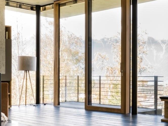 INTERNORM Italia Распашная дверь с терморазрывом из алюминия и дерева Innovazioni i-tec sun-id-1387270 - Вид №2