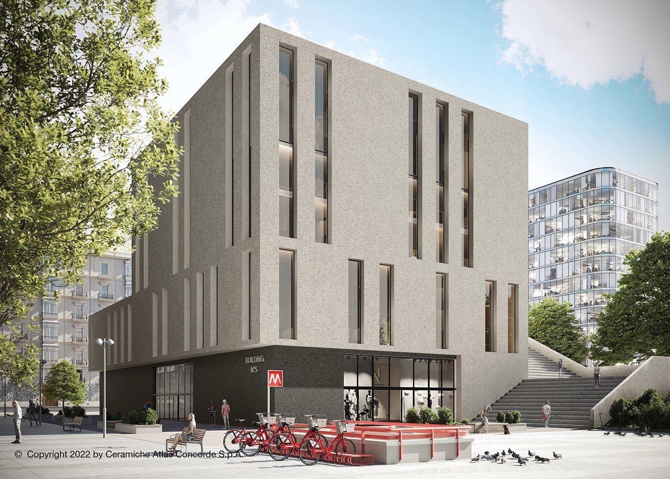 Напольная плитка из керамогранита с эффектом камня Atlas Concorde Boost Mix ARCH-00008482 - Вид №4