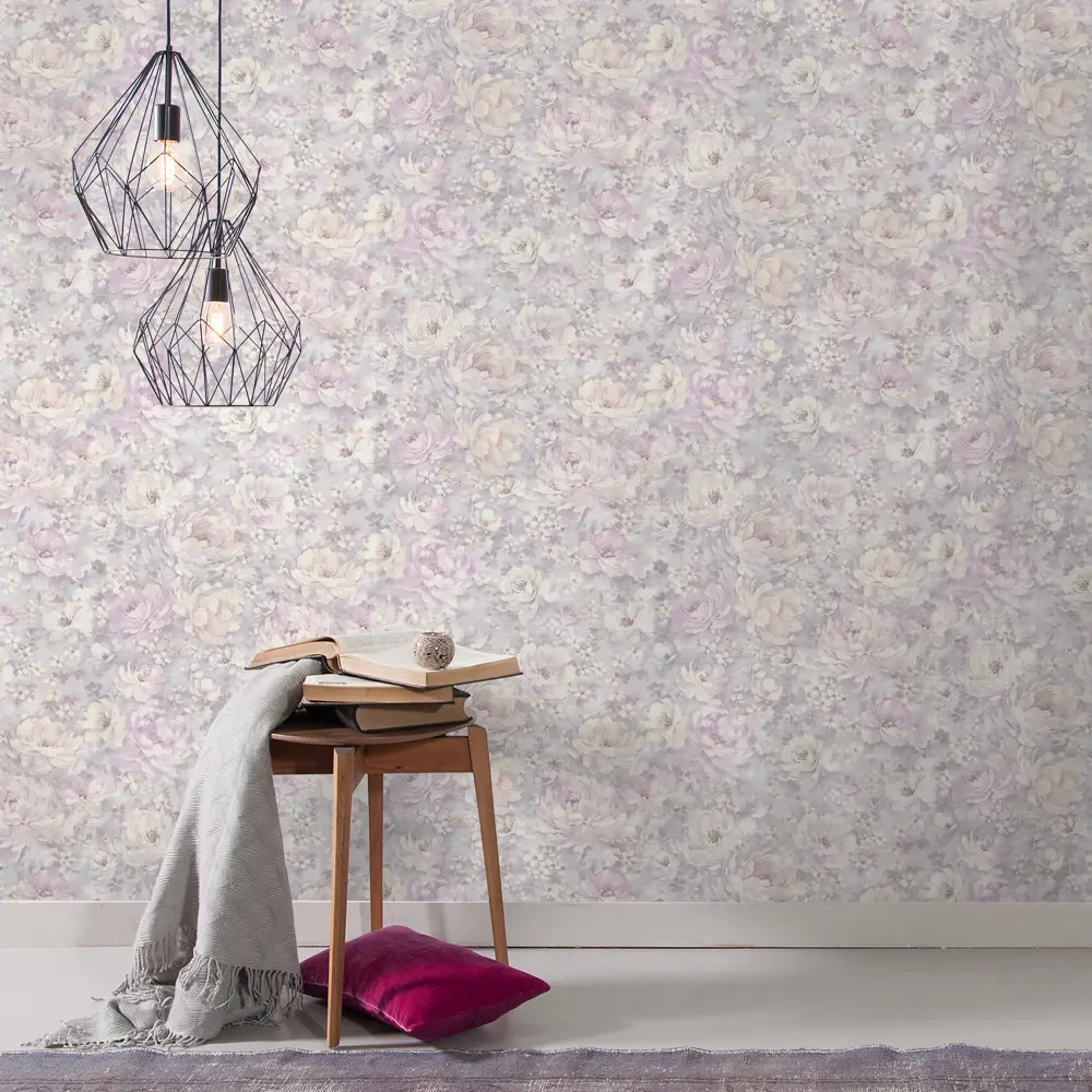 Обои флизелиновые Vog Collection Амелия фиолетовые 1.06 м VV71722-65 STLM-2073688 - Вид №2