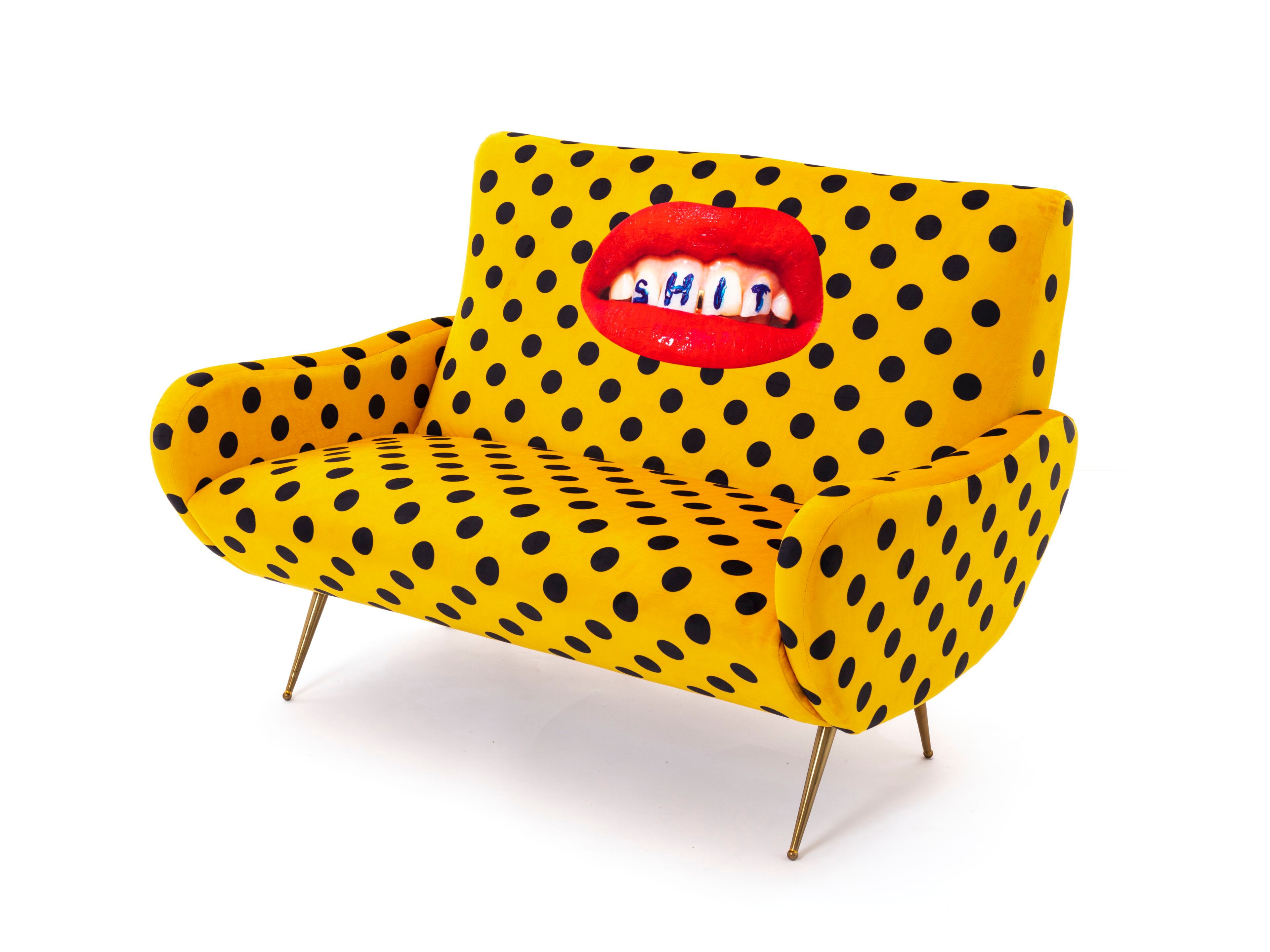 2-местный деревянный диван Seletti Seletti wears Toiletpaper ARCH-00065740 - Вид №2