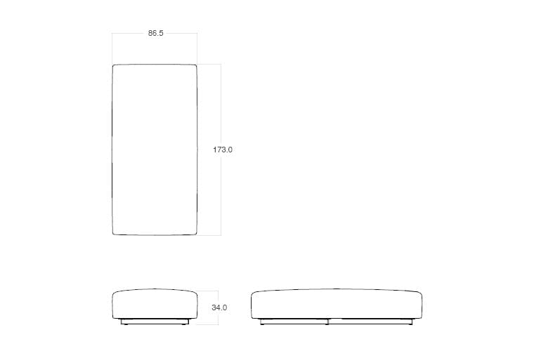 Ткань сад диван TRIBÙ узлы ARCH-00077671 - Вид №31
