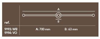 Dauby Держатель запасного рулона в утюге Pure® plus 9994 - Вид №1