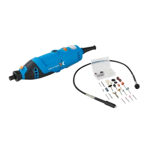 Гравер сетевой Dexter 5 150MD2.5, 150 Вт, гибкий вал и набор насадок 62 шт.