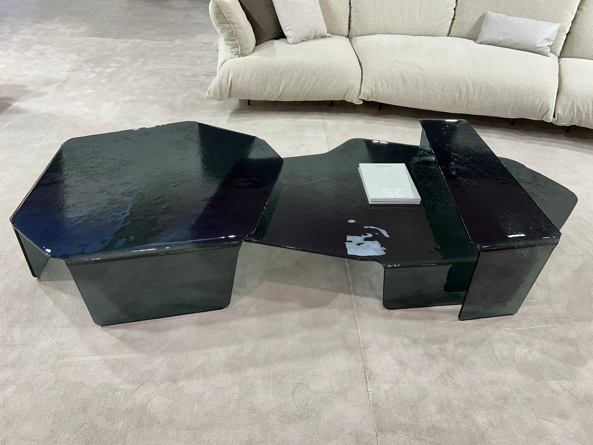 Набор журнальных столиков из закаленного стекла In Stock Arketipo ARCH-00050836 - Вид №3