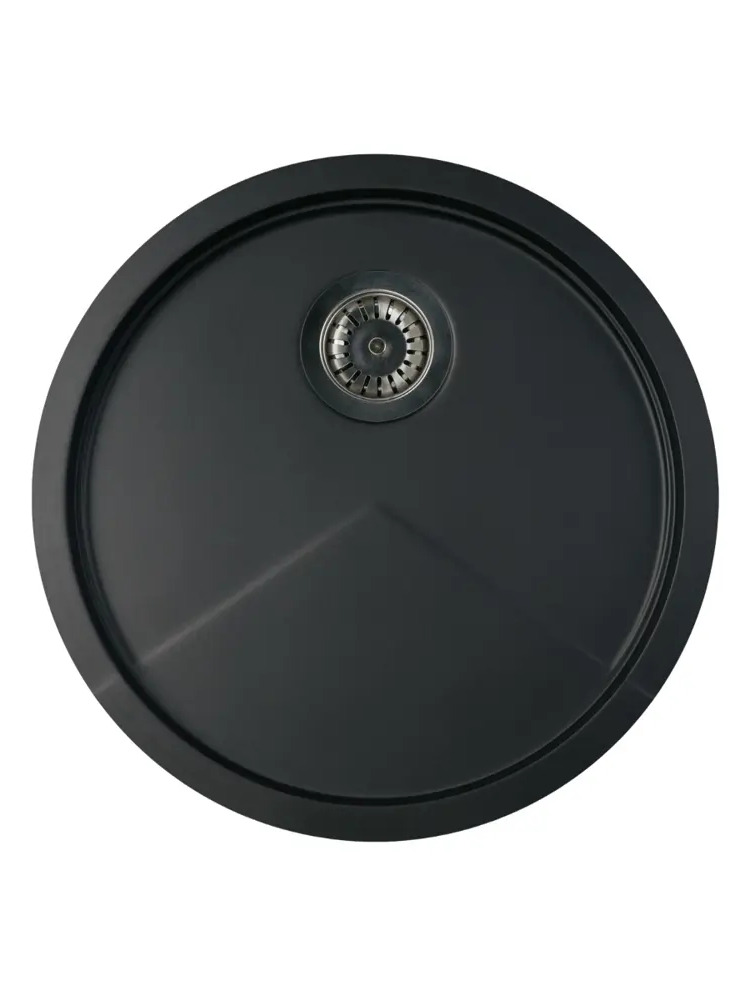 92704820 Кухонная мойка KitKraken Spring Black C-510.9004 51x51. Матовый Черный Кварц STLM-0866753
