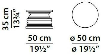BAXTER Круглый журнальный столик из массива дерева Bidu sun-id-1383353 - Вид №5