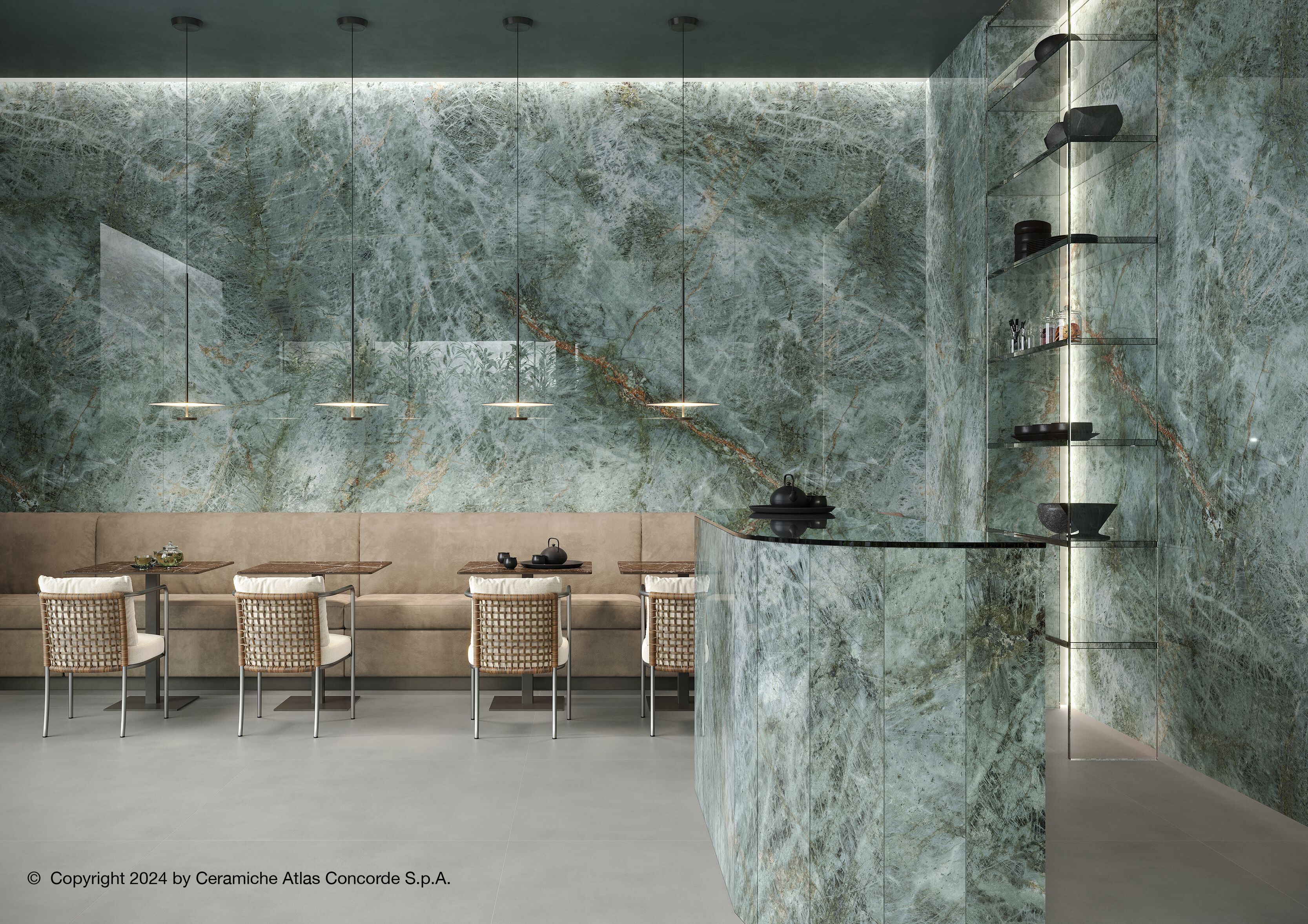 Керамогранит с мраморным эффектом Atlas Concorde Marvel Diva ARCH-00066015 - Вид №34