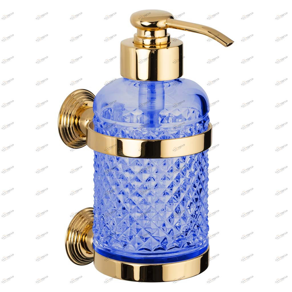C47-532 C47-532 Дозатор мыла настенный АЛМАЗНЫЙ КУПОЛ Cristal & Bronze DÔME DIAMANT 