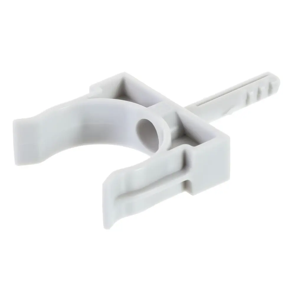 ЭКОПЛАСТ Держатель для труб с дюбелем 32 мм — надежное крепление для монтажа 10057094 STLM-1371116