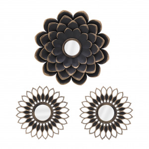 3870290.0019 ДЕКОР НАСТЕННЫЙ-ЗЕРКАЛО, НАБОР 3 ПРЕДМЕТА TO4ROOMS