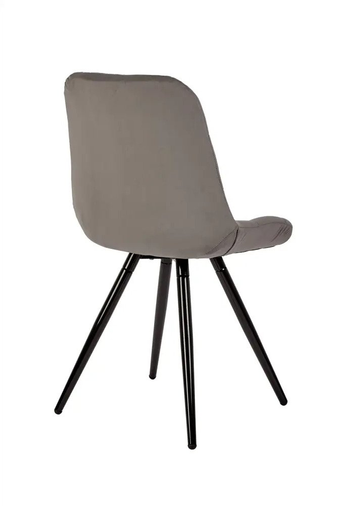 91729685 Комплект обеденных стульев 2 шт Polini Home verona sm 53х89х58 см велюр цвет серый STLM-0867462