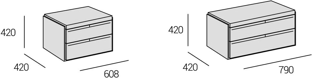 Dall'Agnese Прямоугольная прикроватная тумбочка из лакированной древесины Kart sun-id-1345760 - Вид №3