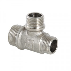 VTr.131.RN.050405 Фитинг резьбовой – тройник переходной c наружной резьбой Valtec 3/4" х 1/2" х 3/4"