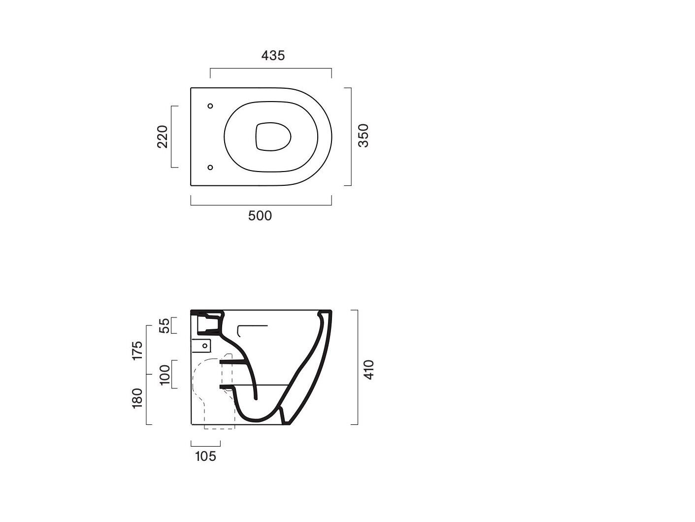 Керамический туалет без пола CERAMICA CATALANO сфера ARCH-00110679 - Вид №11