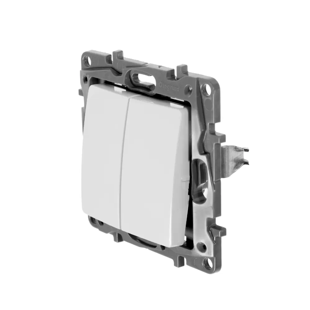 Выключатель двухклавишный Legrand Etika для скрытого монтажа 17353291 STLM-1346539 - Вид №2