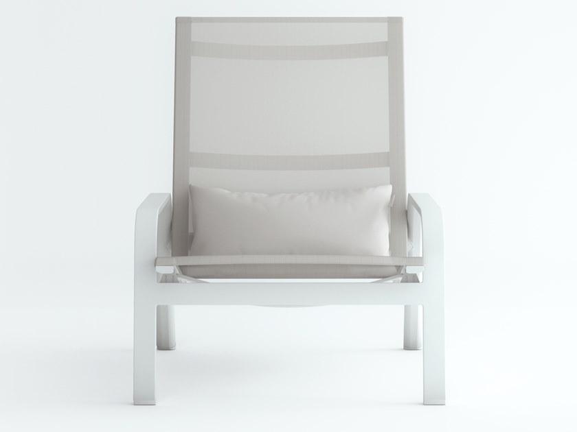 GANDIABLASCO Садовое кресло из batyline® с подлокотниками с высокой спинкой Stack sun-id-1387505 - Вид №1