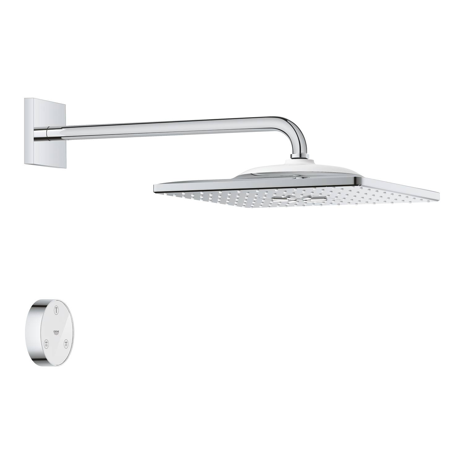 Верхний душ GROHE Rainshower 310 SmartConnect с душевым кронштейном, хром (26642000) - Вид №2