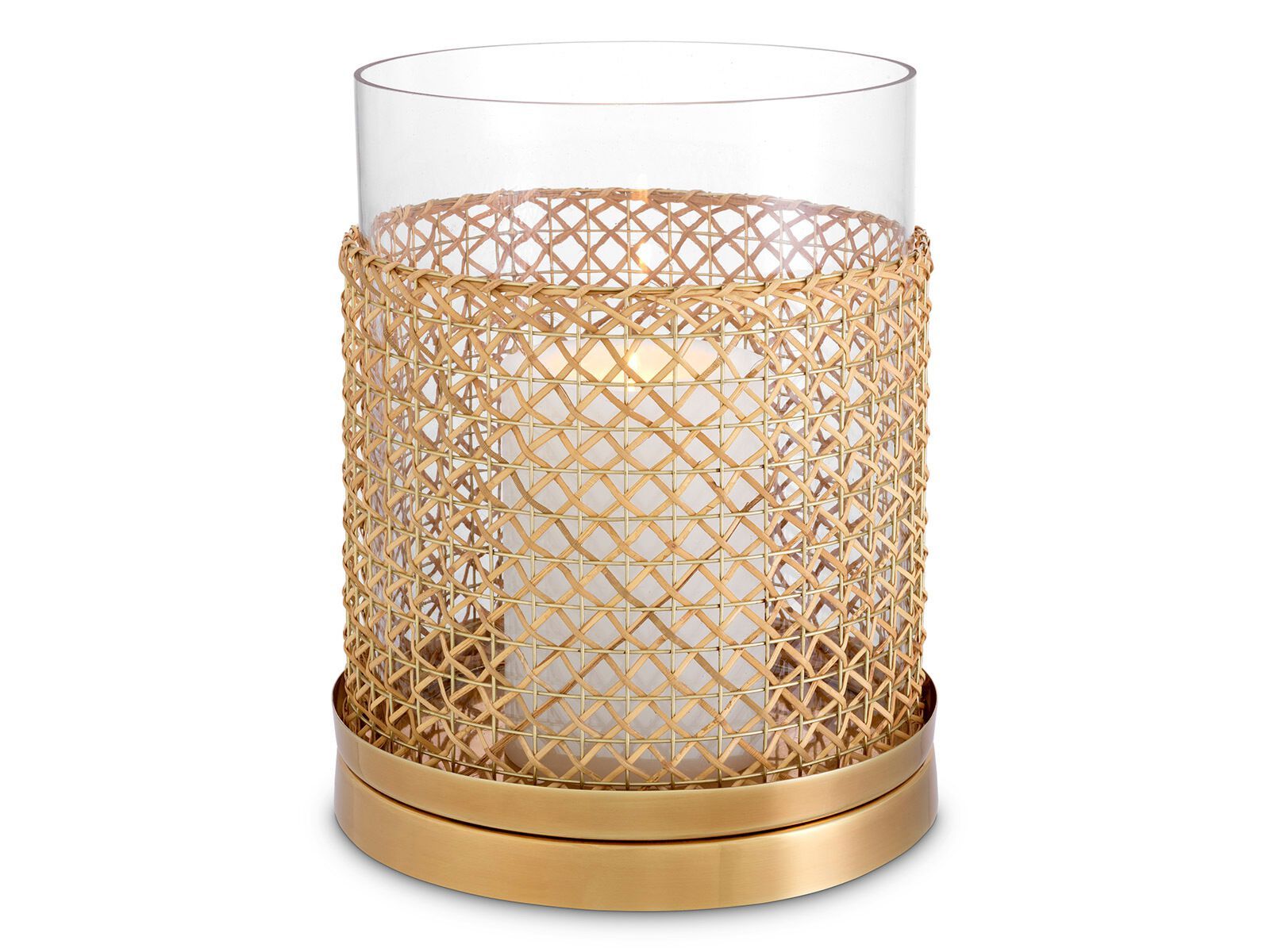 Подсвечник из ротанга Eichholtz HURRICANE ZIMMERMAN L ARCH-00000155