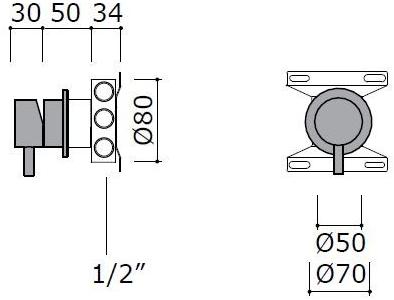 MINA 5-позиционный переключатель для душа Stiriana 6815 - Вид №1