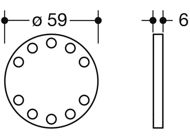 66779 уплотнительный диск HEWI Ersatzteile  - Вид №2